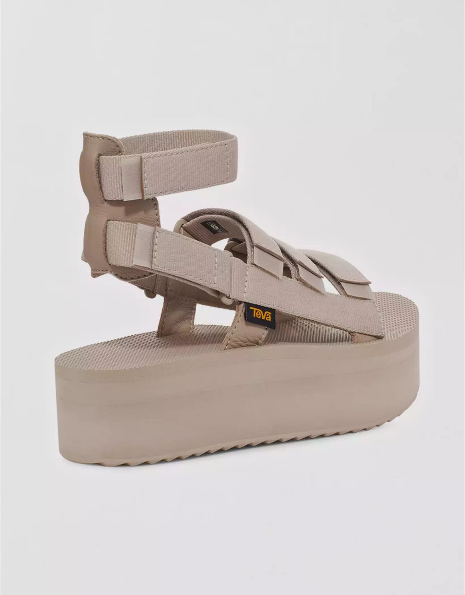 Sandales American Eagle Teva Flatform Mevia Grise Femme | IKH-43955297